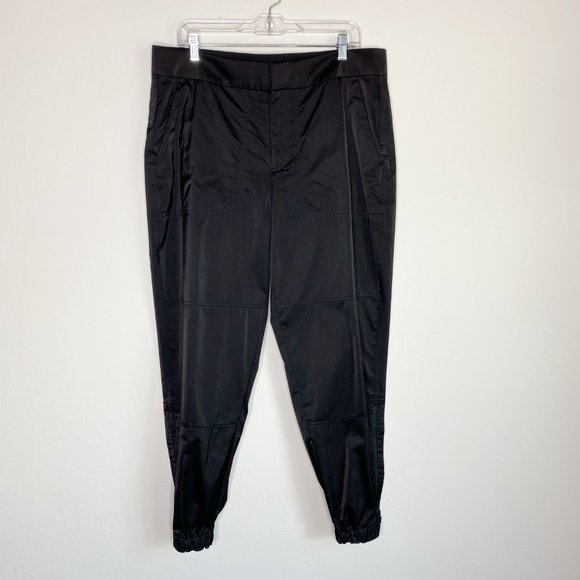 Athleta Radiant Joggers Lightweight Zipper Pockets Jogger Pants Black Size 14 - Picture 3 of 12